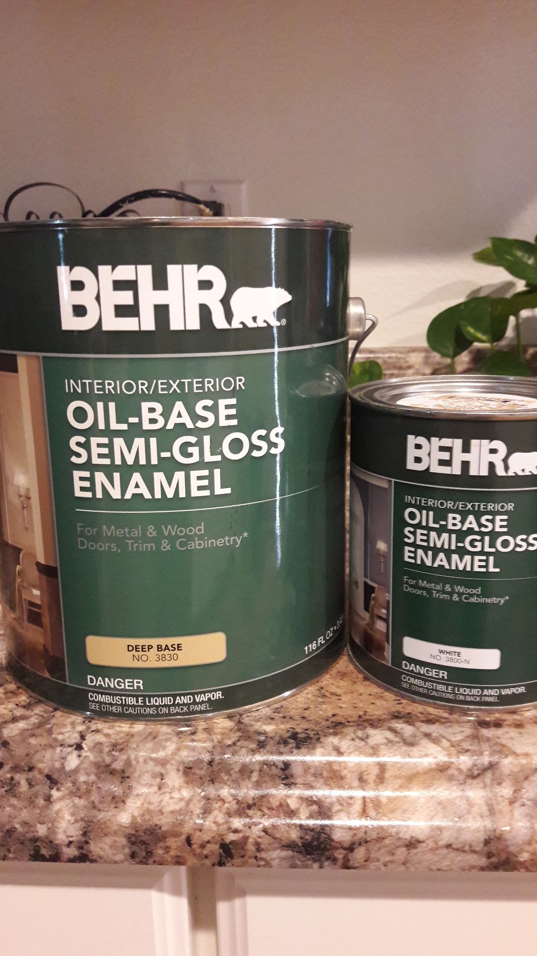 Behr Oilbase SemiGloss Enamel for Sale in San Antonio, TX OfferUp