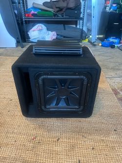 Sub and amp
