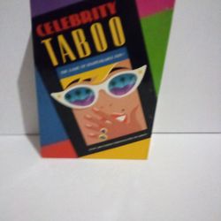 VINTAGE COLLECTIBLE CELEBRITY TABOO BOARD GAME 