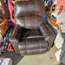 Leather Recliner 