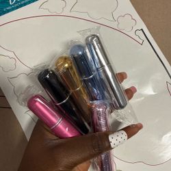 Mini Refillable Perfume Atomizer Bottles Set