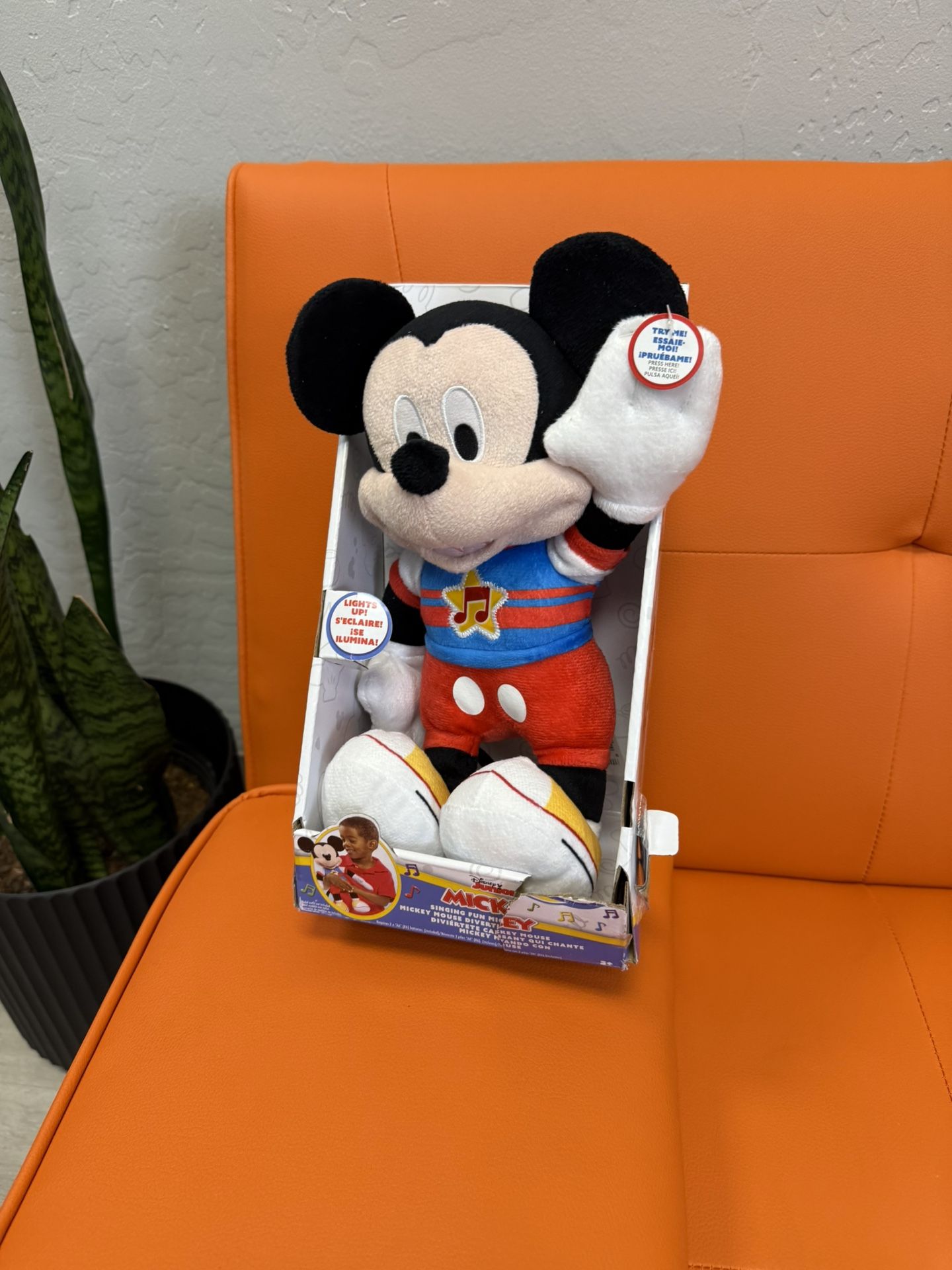 Mickey Mouse Singing Plush Stuffed Animal