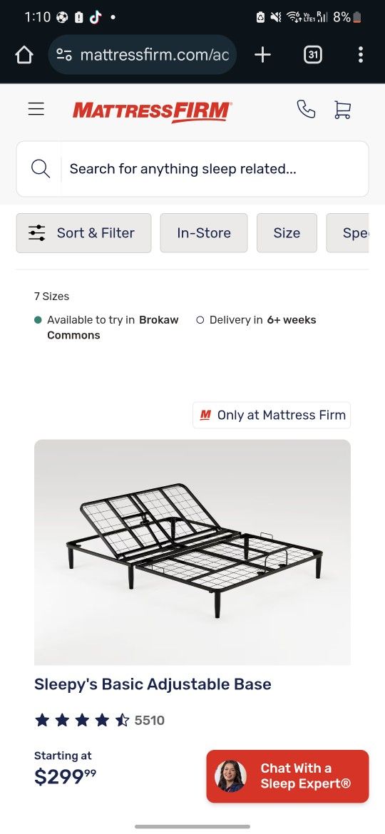 Adjustable Bed frame