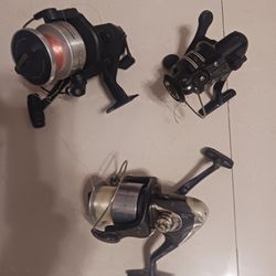 3- Used Fishing Reel Lot