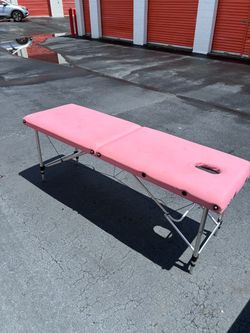 Massage folding table