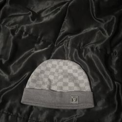 Grey LV beanie