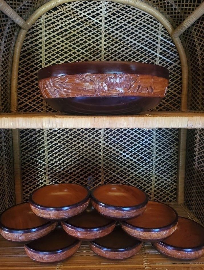 Carved Wood Bowls