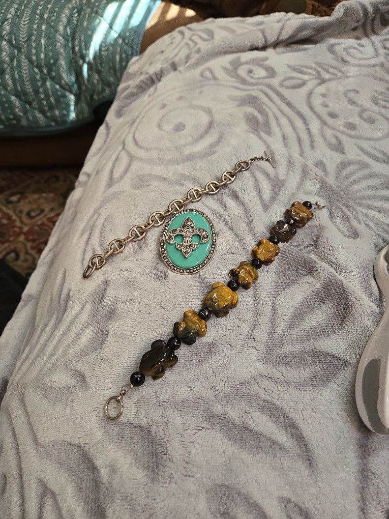 Bracelets And Brooch