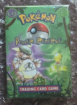 1999 Pokémon Jungle Power Reserve Theme Deck - Factory Sealed WOTC Vintage TCG  60 cards in box   Brand new 100% Authentic.