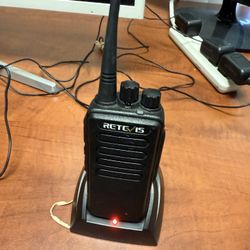 Retc15 Two Way Radio W/ Accessories NEW