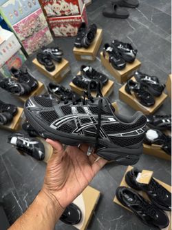 Asics Gel-1130 Black Pure Silver Mens Shoes