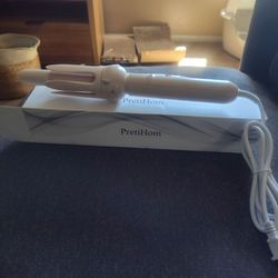 PretiHom Curling Iron with Power Cord