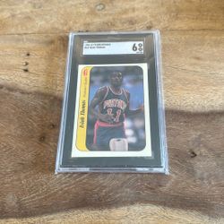 1986 Fleer Sticker Isiah Thomas SCG 6