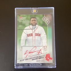 David Ortiz Topps Now Auto 64/199