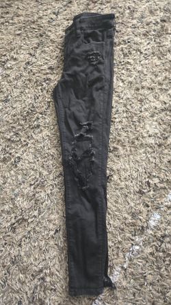 Women's Black American Eagle Size 6 jeans regular stretch standard