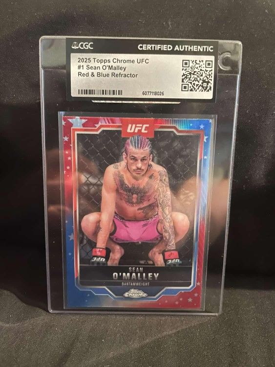 🔥 Sean O’Malley – Red & Blue Refractor