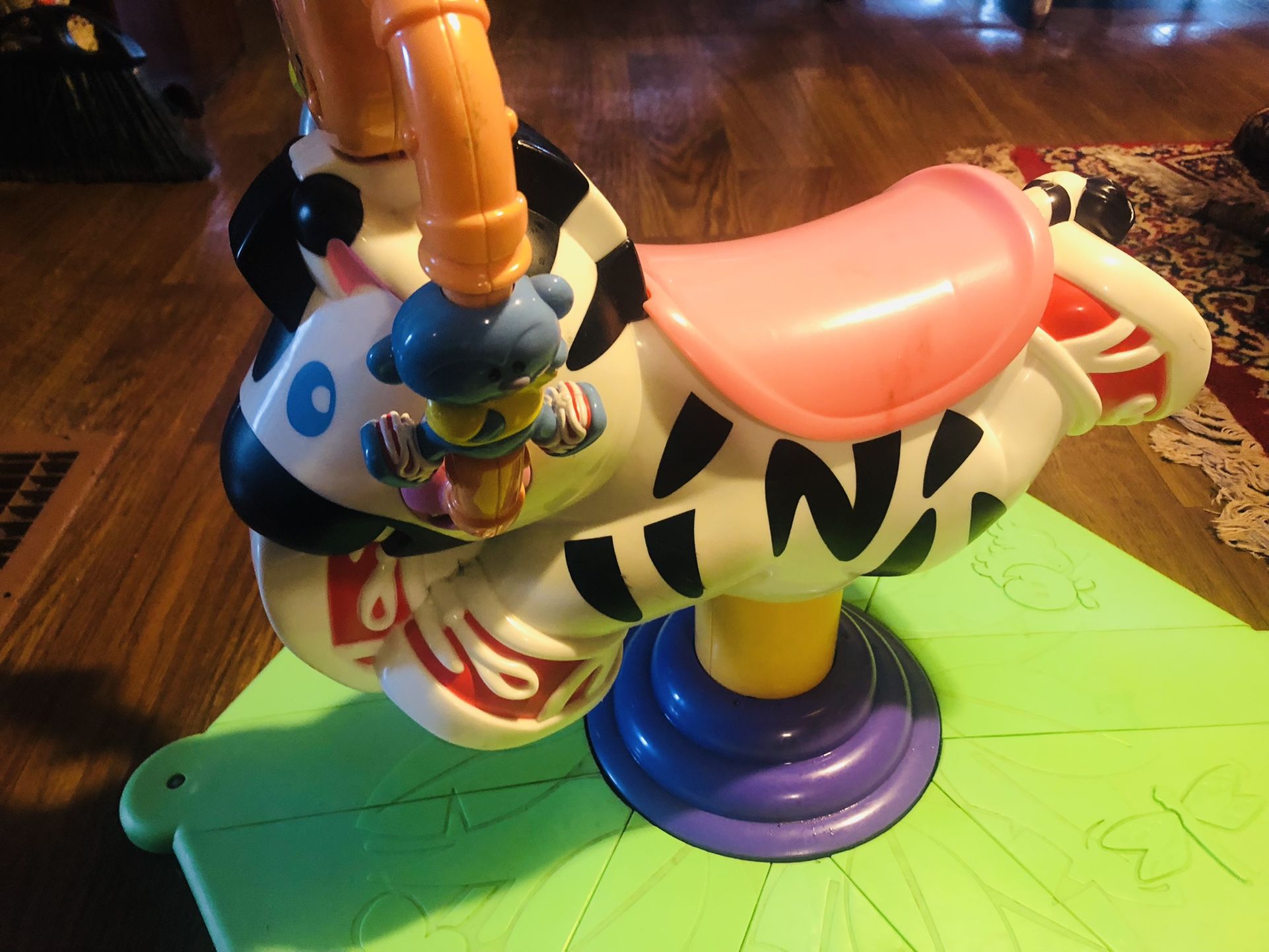 Fisher Price Bounce And Turn Toy Horse Has Music 3- 5 Yrs Old