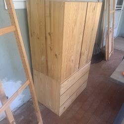 3 Drawer And Cabinet 