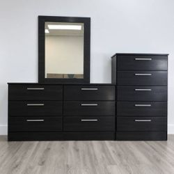 Dresser with Mirror and Chest ⚜️ Cómoda con Espejo y Gavetero 🚚