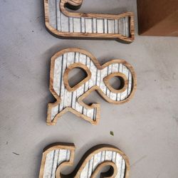 Metal Letters From Hobby Lobby 