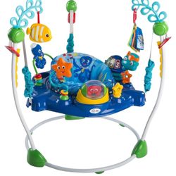 Baby Einstein Ocean Explorers Curiosity Cove 2-in-1 Educational Activity Jumper and Floor Toy