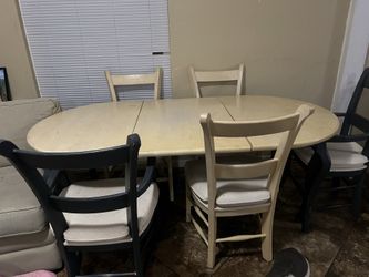 Dining table with chairs