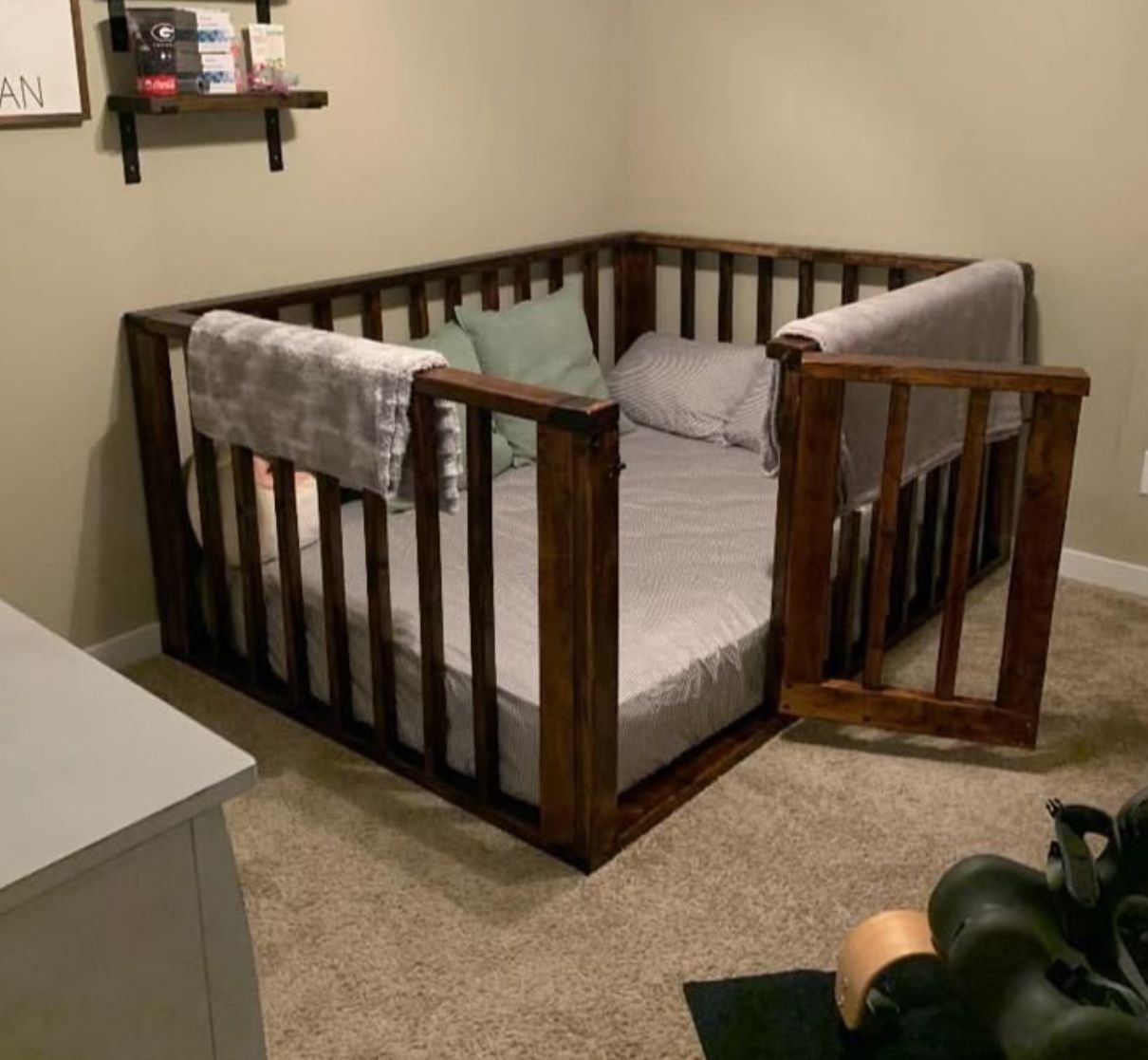 Floor Bed / Floor Crib Full Size 