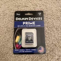 Delkin Devices 128GB Prime UHS-II SDXC Memory Card