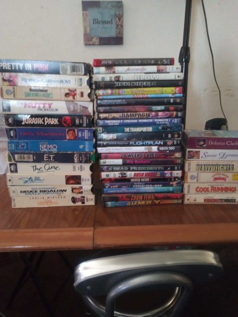 VHS And DVD Movies $30 For All
