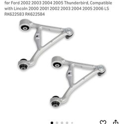 2Pcs Rear Upper Control Arm with Ball Joint Assembly Fit for Ford 2002 2003 2004 2005 Thunderbird, Compatible with Lincoln 2000 2001 2002 2003 2004 20