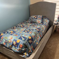 Single Bed With Mattress 