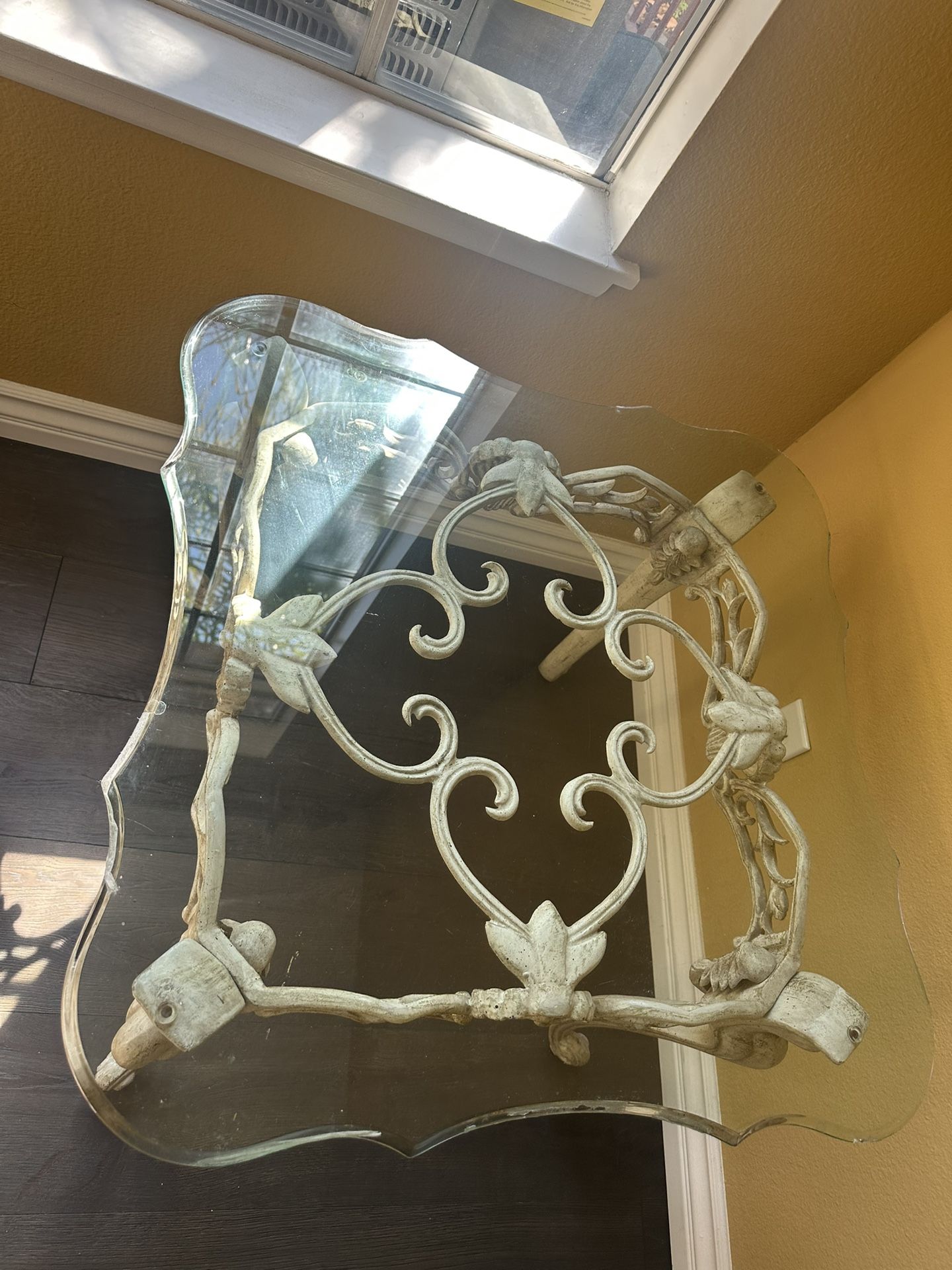 Glass End Table
