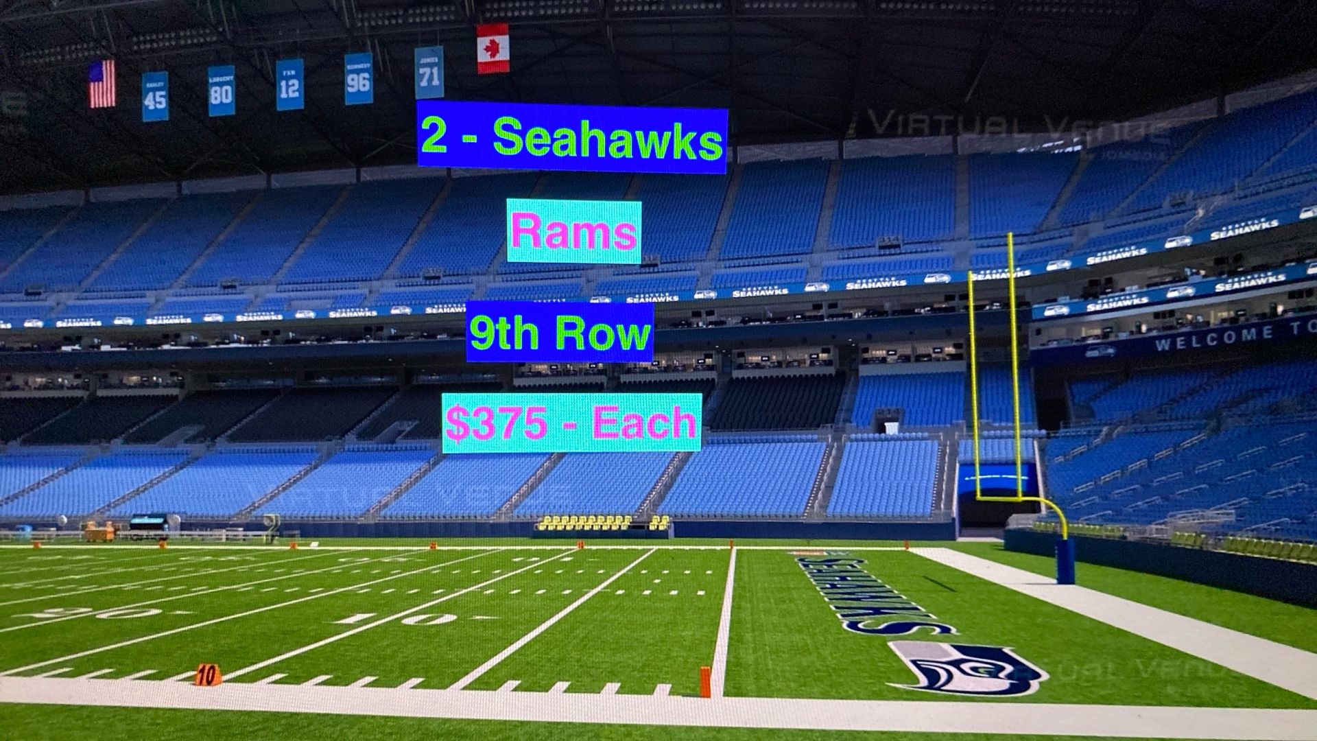Seahawks Rams Tickets