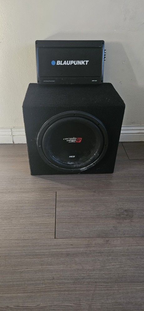 speaker and amplifier