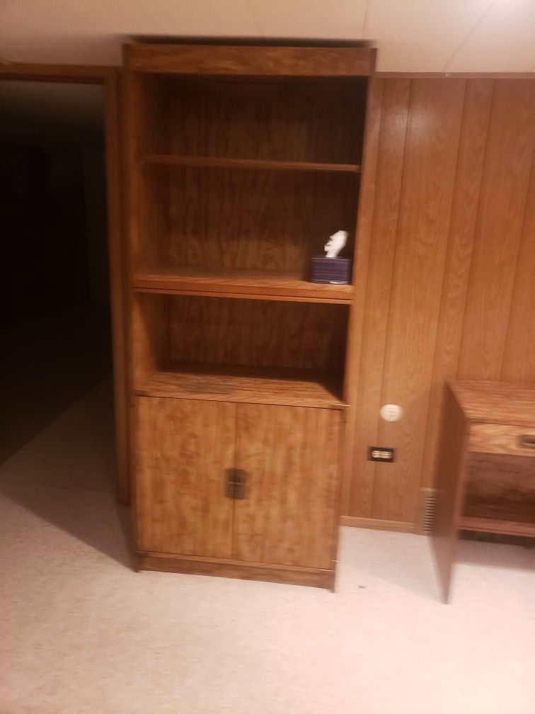 Student Desk And Bookcase
