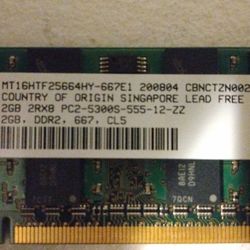 Laptop Memory Lots Of It