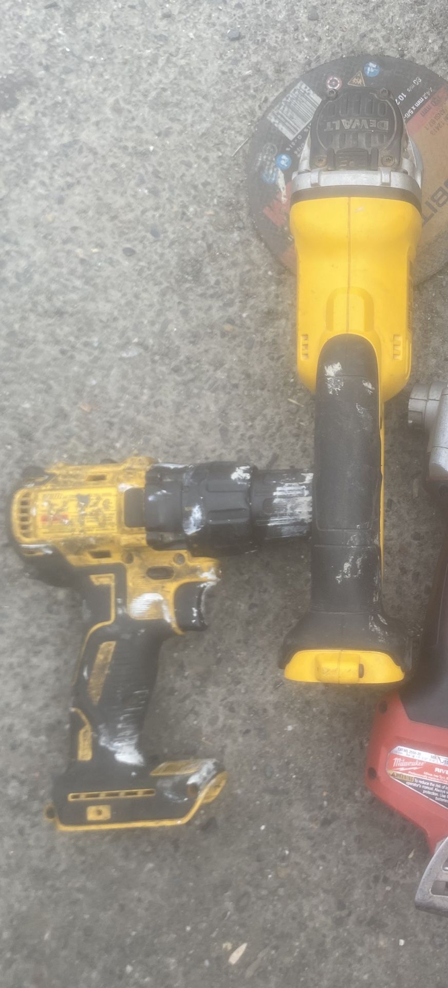 Dewalt Grinder And Drill Driver 20 Volt