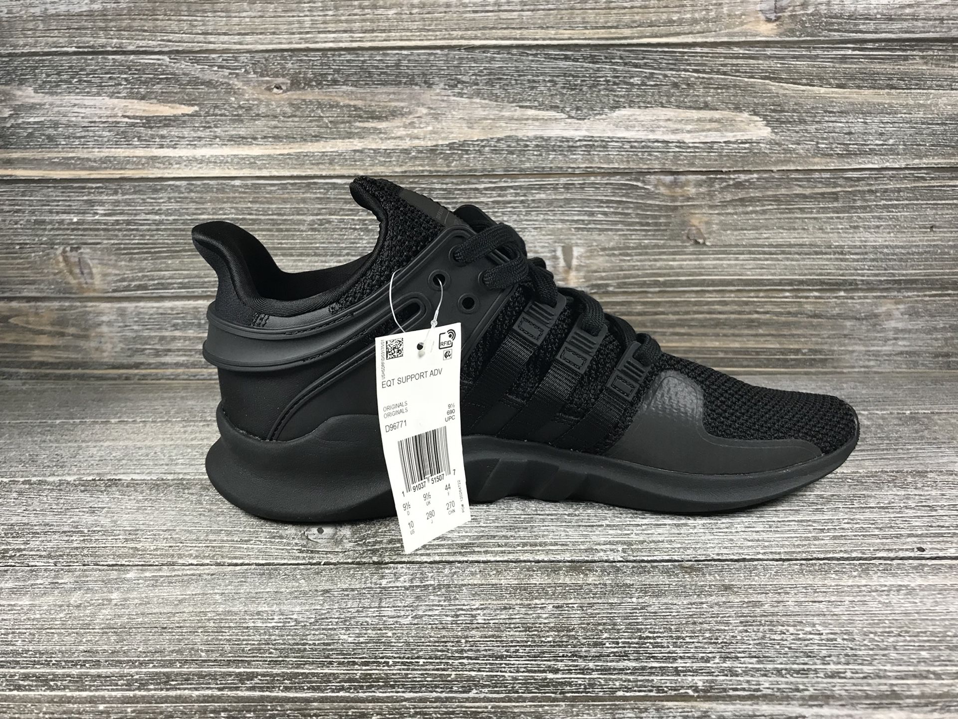 Adidas Equipment EQT Support ADV Triple Black Shoe D96771 Men s Sz 10 for Sale in Virginia Beach VA OfferUp