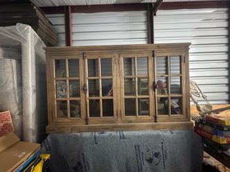 Buffet Cabinet- used as a tv stand.