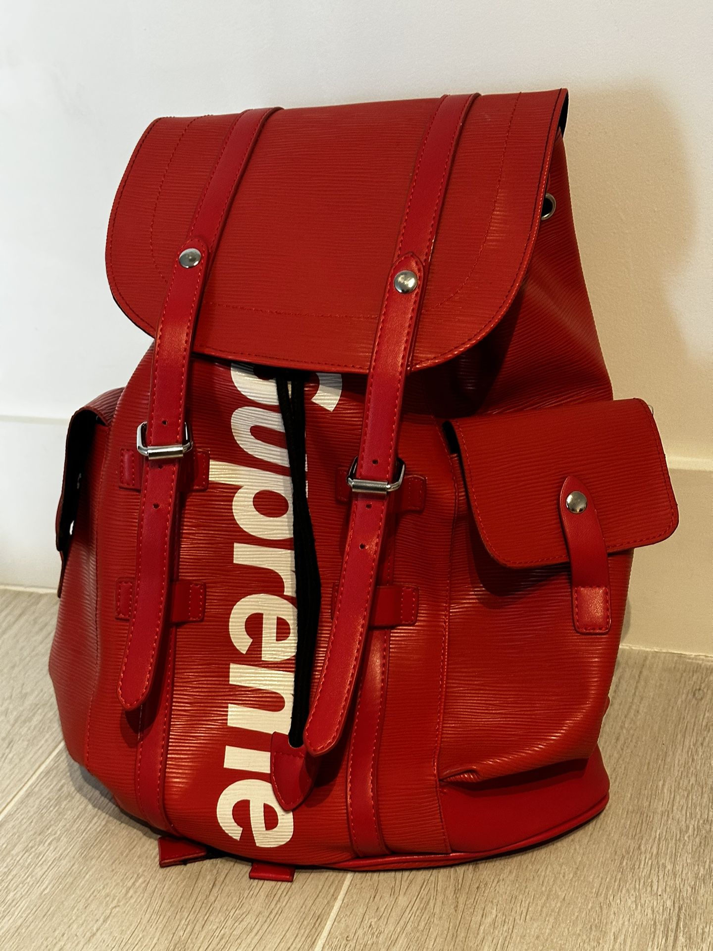 “Supreme” Backpack & Wallet Set