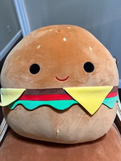 Squishmallows Large Cheeseburger Plush