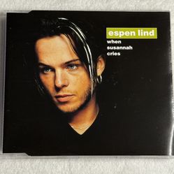 This is a well-preserved copy of the 1997 CD single "When Susannah Cries" by Norwegian singer-songwriter Espen Lind. This release features multiple ve