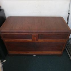 Antique Wooden Treasure Chest
