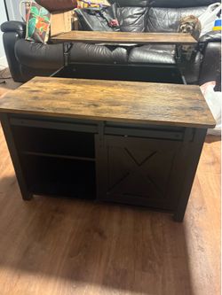 Barn style coffee table