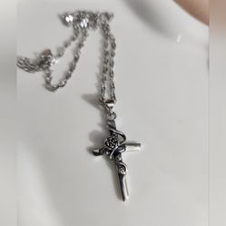 Sterling Silver Cross Necklace