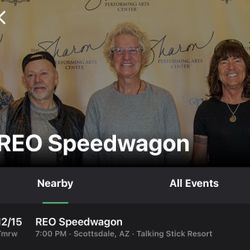 REO SPEEDWAGON TICKETS 