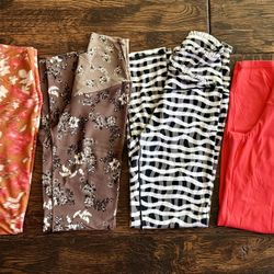 4 Pairs Offline by Aerie Real Me 7/8” Leggings Size Small