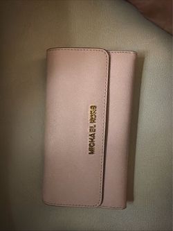 Michael Kors Blush Pink Leather Wallet