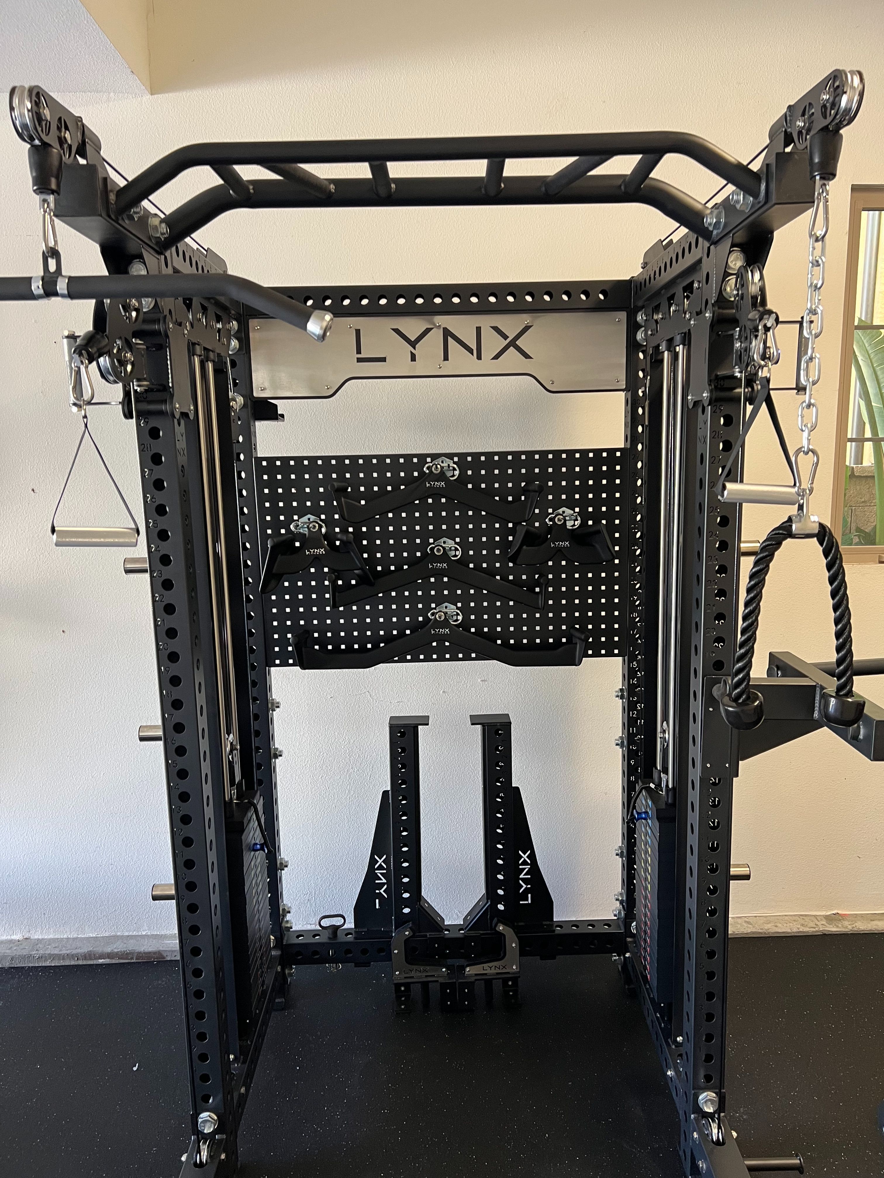 2in1 Pro Series - All in One Home Commercial Gym - Dual Cable Machine - Squat Rack - Bench Press - (Weights Fitness Exercise)