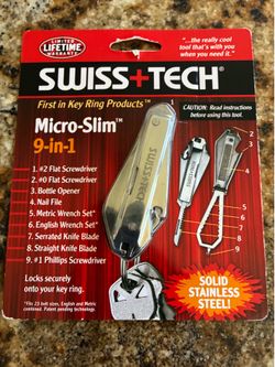 SWISS + TECH (Switzerland Tech) Micro-Slim 9-in-1 12459NEW